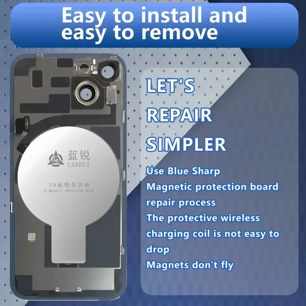Lanrui z9 Universal Rear Glass Magnetic Protection Plate IPh