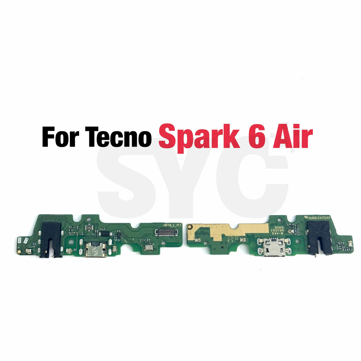 OEM For Tecno Spark 7 6 Air Go USB Charging Dock Board Port Connector Flex Cable For Spark 8 8C 8P 9 9T 10C KE5 KG5K Replacement