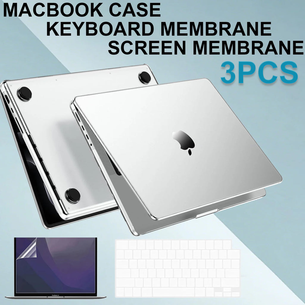 For MacBook Pro 14/16 inch Pro/Max Case M5M4M3M2M1 Same As Bare-MacBook Protective Hard Shell +Keyboard Cover+Screen Protector
