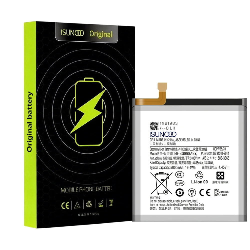 EB-BG998ABY 5000mAh Replacement Battery for Samsung Galaxy S
