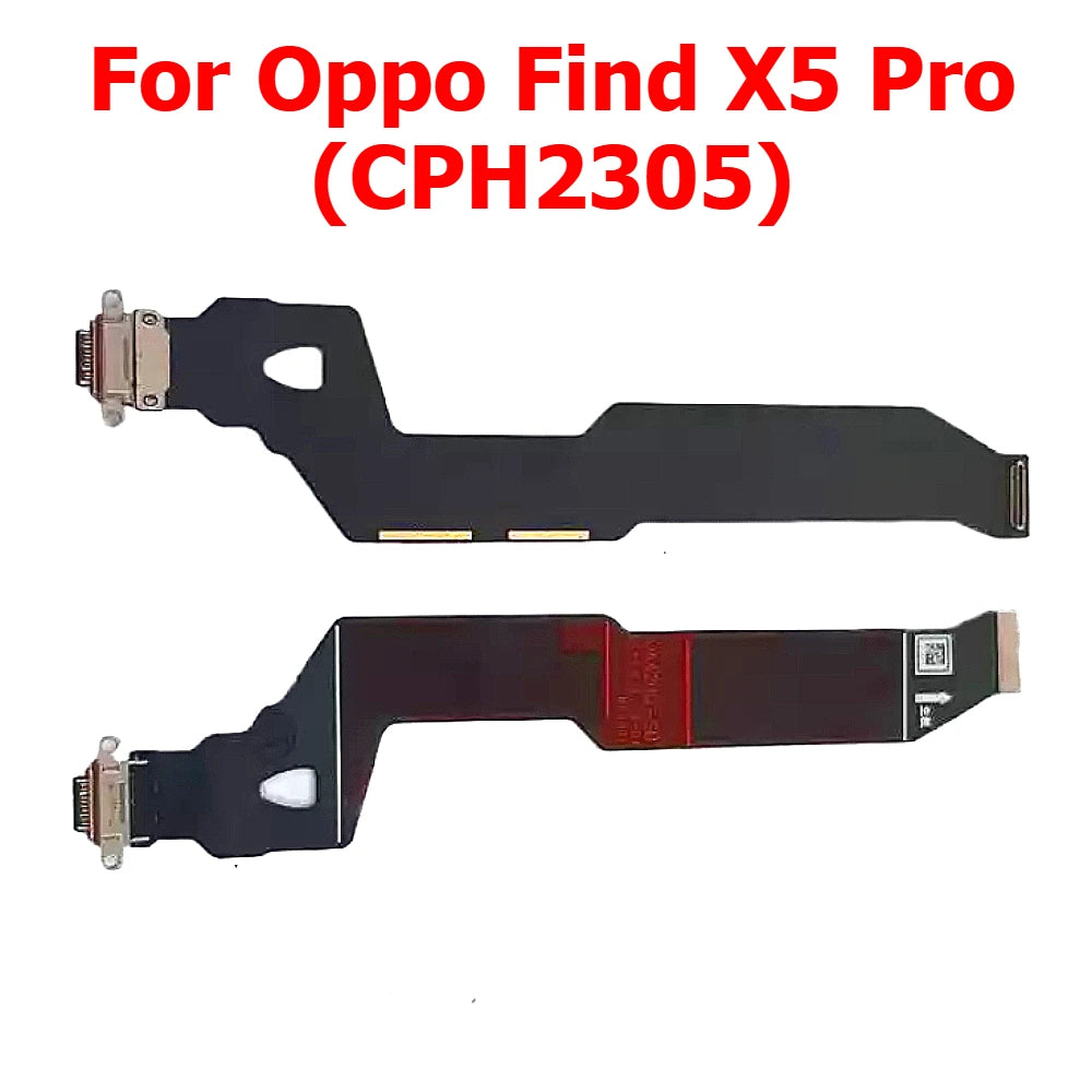 Charge Board For OPPO Find X5 Pro X3 Lite X2 Neo X 5G Charging Port Plate Ribbon Socket Usb Connector Phone Parts Flex Cables