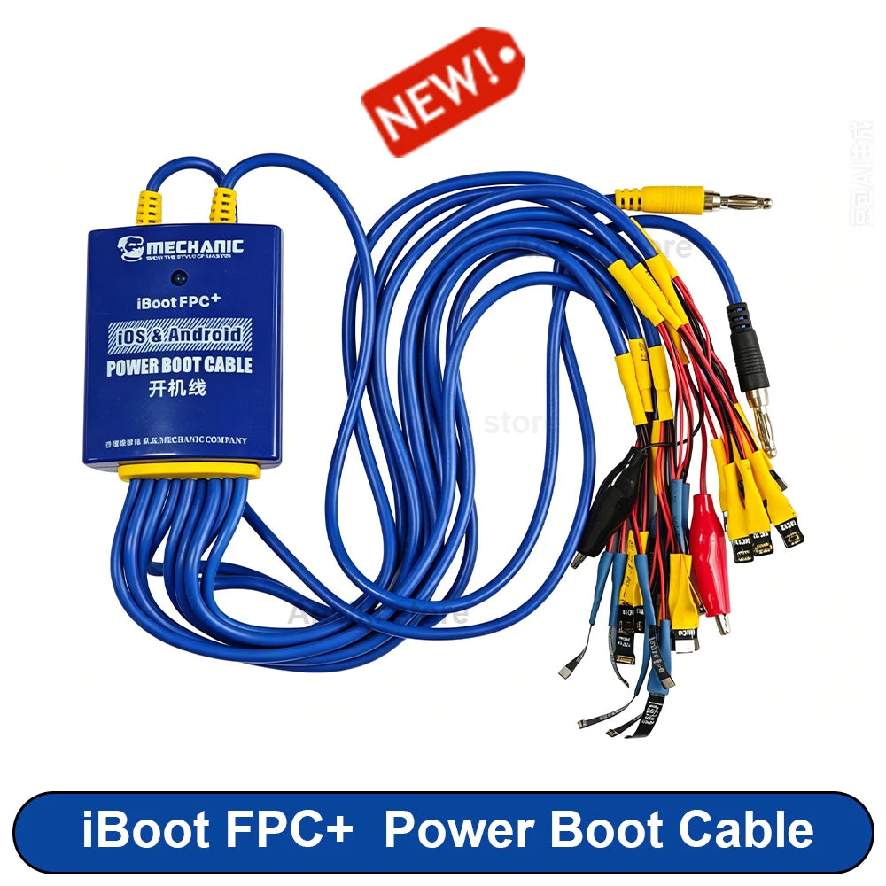 MECHANIC IBoot FPC+ Power Boot Cable for IPhone6-17PM Android Xiaomi Samsung Phone Power Supply Repair Test Cord
