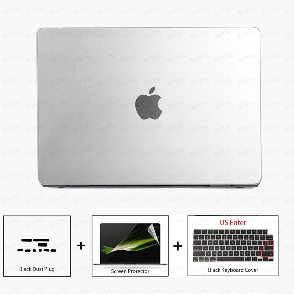 Laptop Case for MacBook Pro 14 2026 Model A3426 Ultra-thin Case & Dust Plug & Screen Film & Keyboard Cover M5 Max Pro 14 A3427