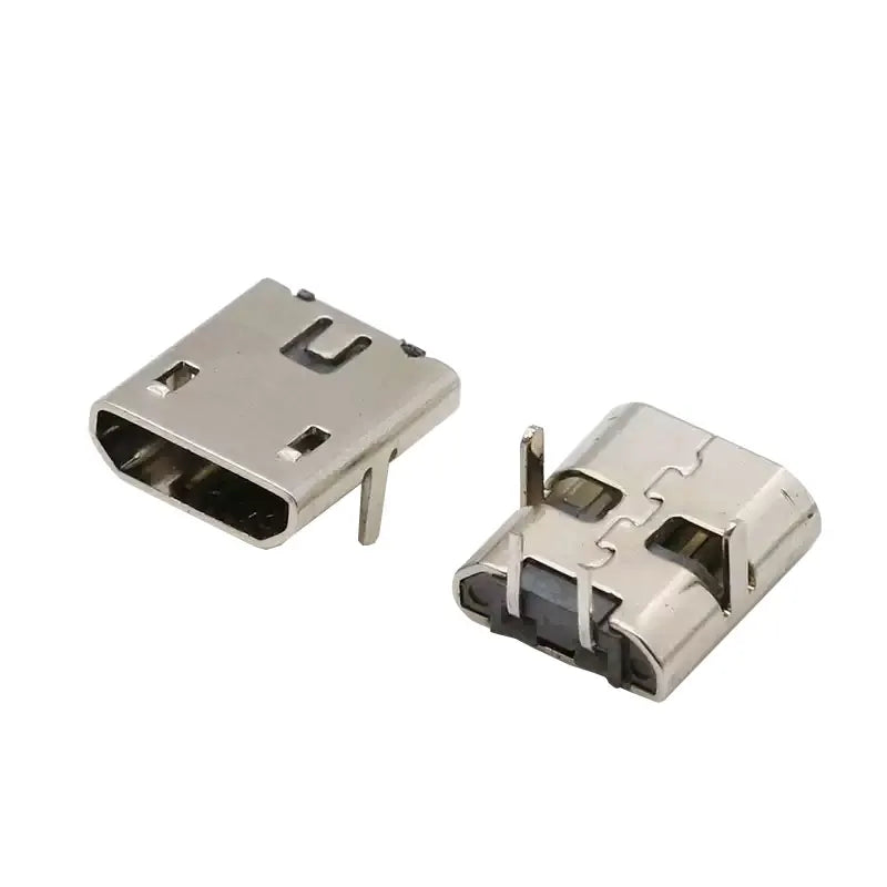 10PCS Micro USB Android Female Charging Socket Flat Edge Cri