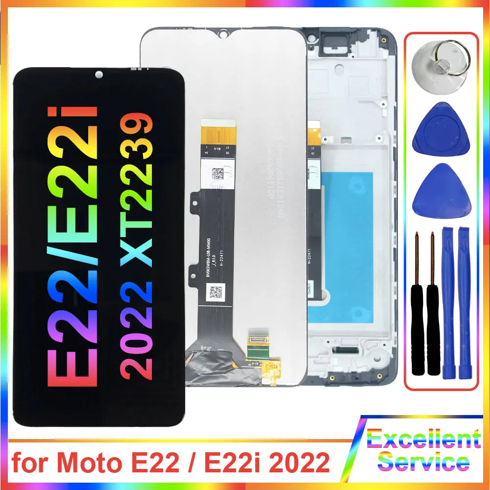 AMOLED LCD for Motorola Moto E22 E22i LCD Display Touch Scre