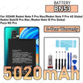 100% New Zero Cycle BN53 Battery For XIAOMI Redmi Note 9 Pro
