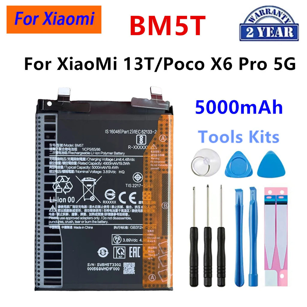 Brand New BM5T BN5V BP59 BP5J BP5H For Xiaomi 13T Mi 15T Pro