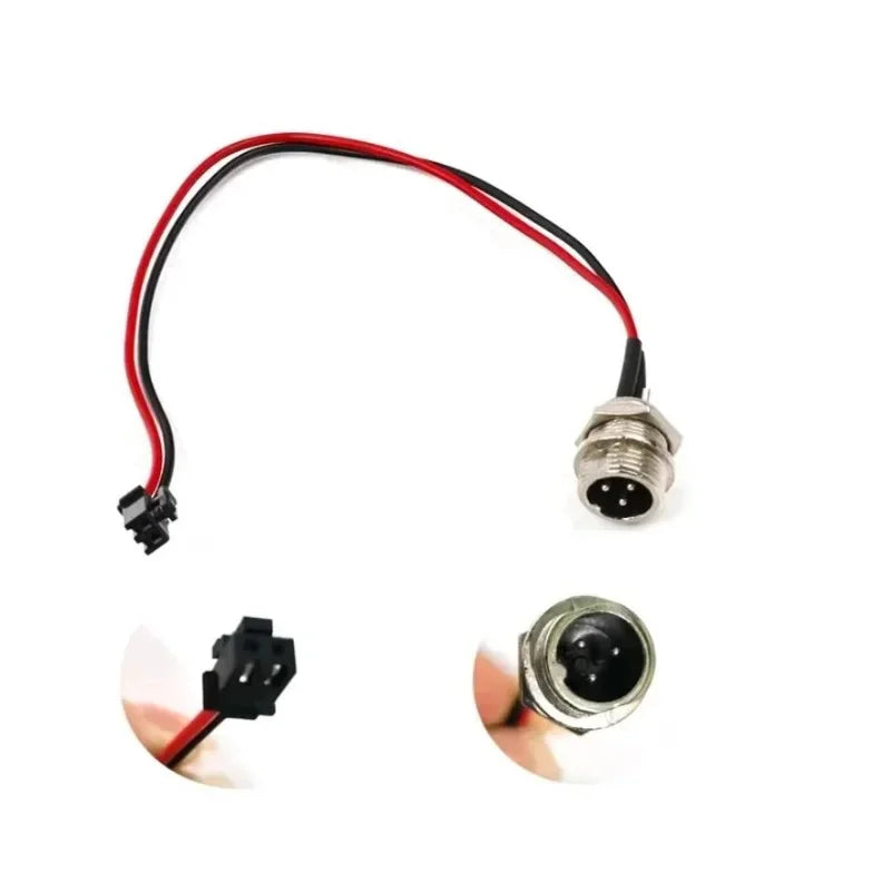 For Balancing Scooter Hoverboard 3 Pin/Prong 2 Wire Charging