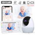 1080P HD WiFi Baby Monitor Phone APP Remote View 4.3 Nanny N