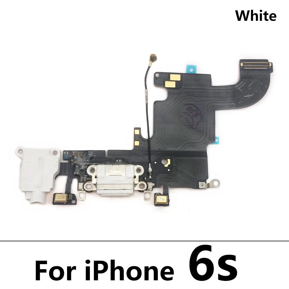 For Iphone 6 6S 7 8 Plus Dock Connector Micro USB Charger Charging Port Flex Cable Microphone Board Replacement Parts