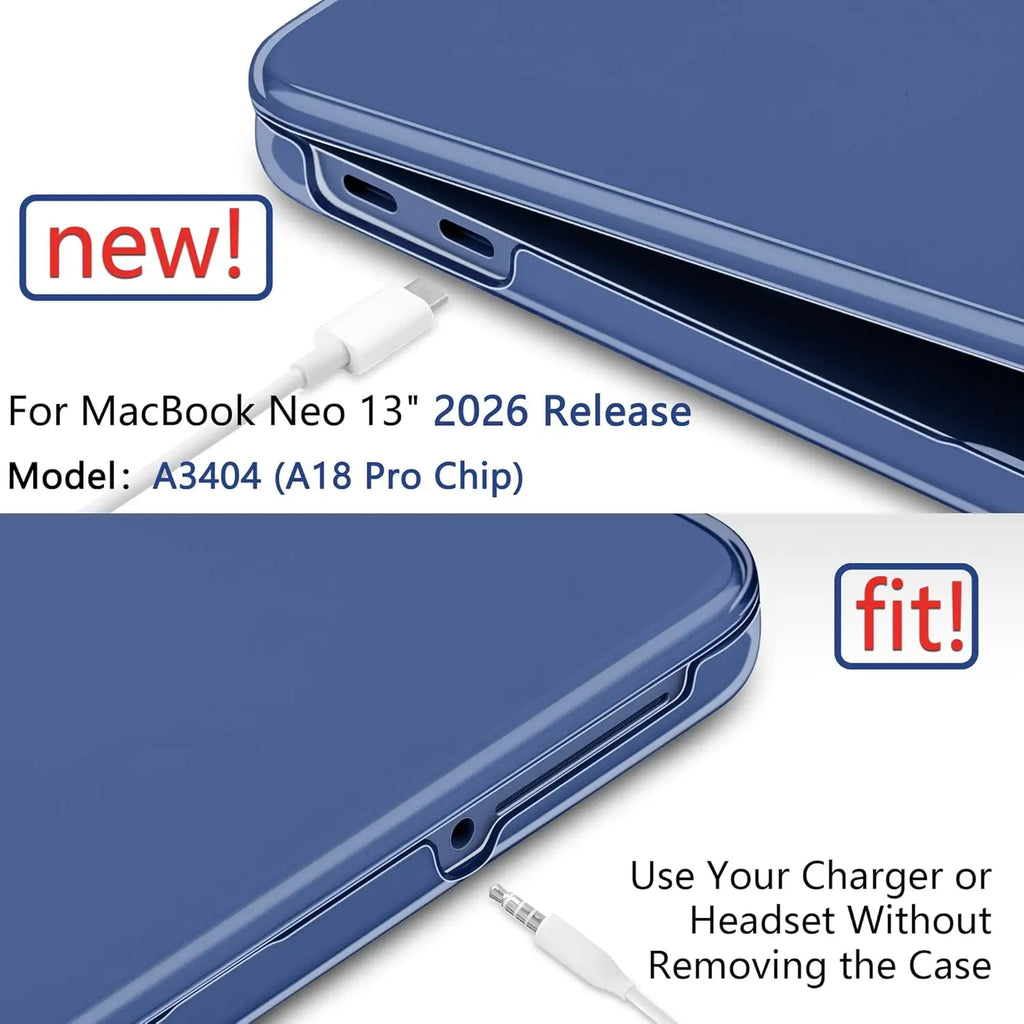Ultra-Thin Crystal Case For MacBook Neo Case 13 inch 2026 Re
