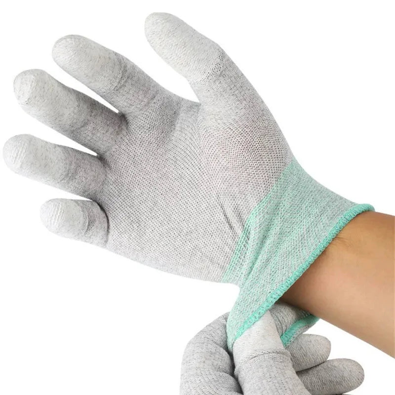MECHANIC AS02 Anti-static Carbon Fiber Gloves PU Coating Lay