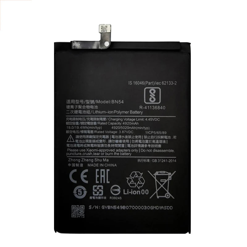 100% Original 5020mAh BN53 BN54 BN55 Replacement Battery For