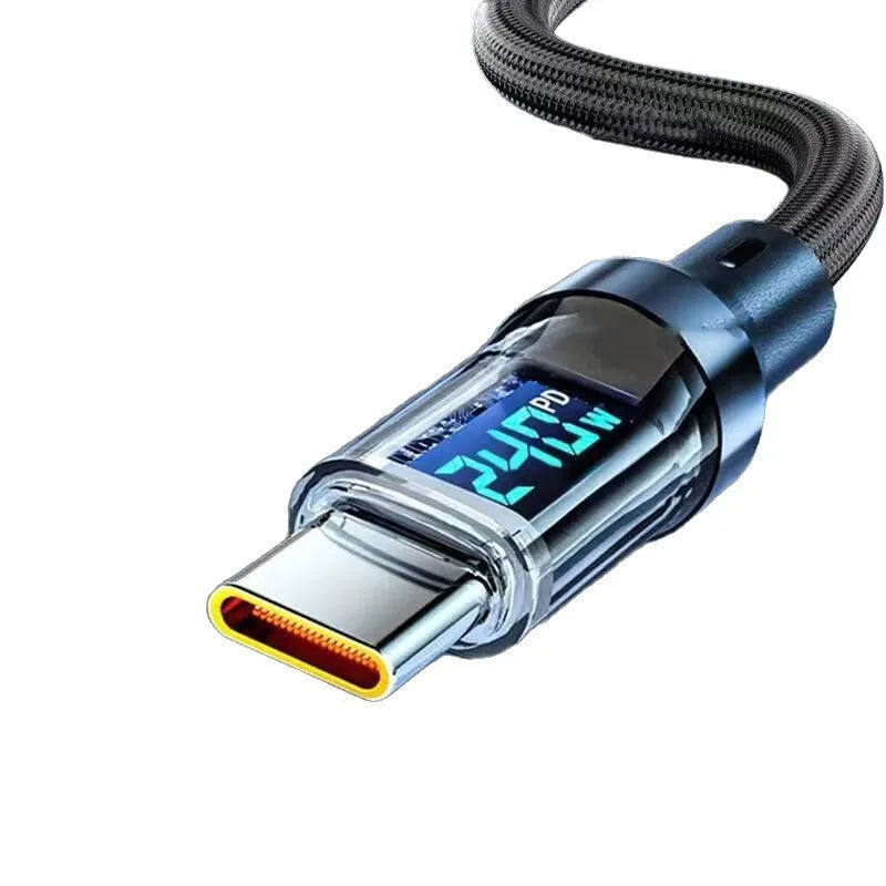 240W 120W LCD Power Display USB A to Lightning Cable Fast Ch