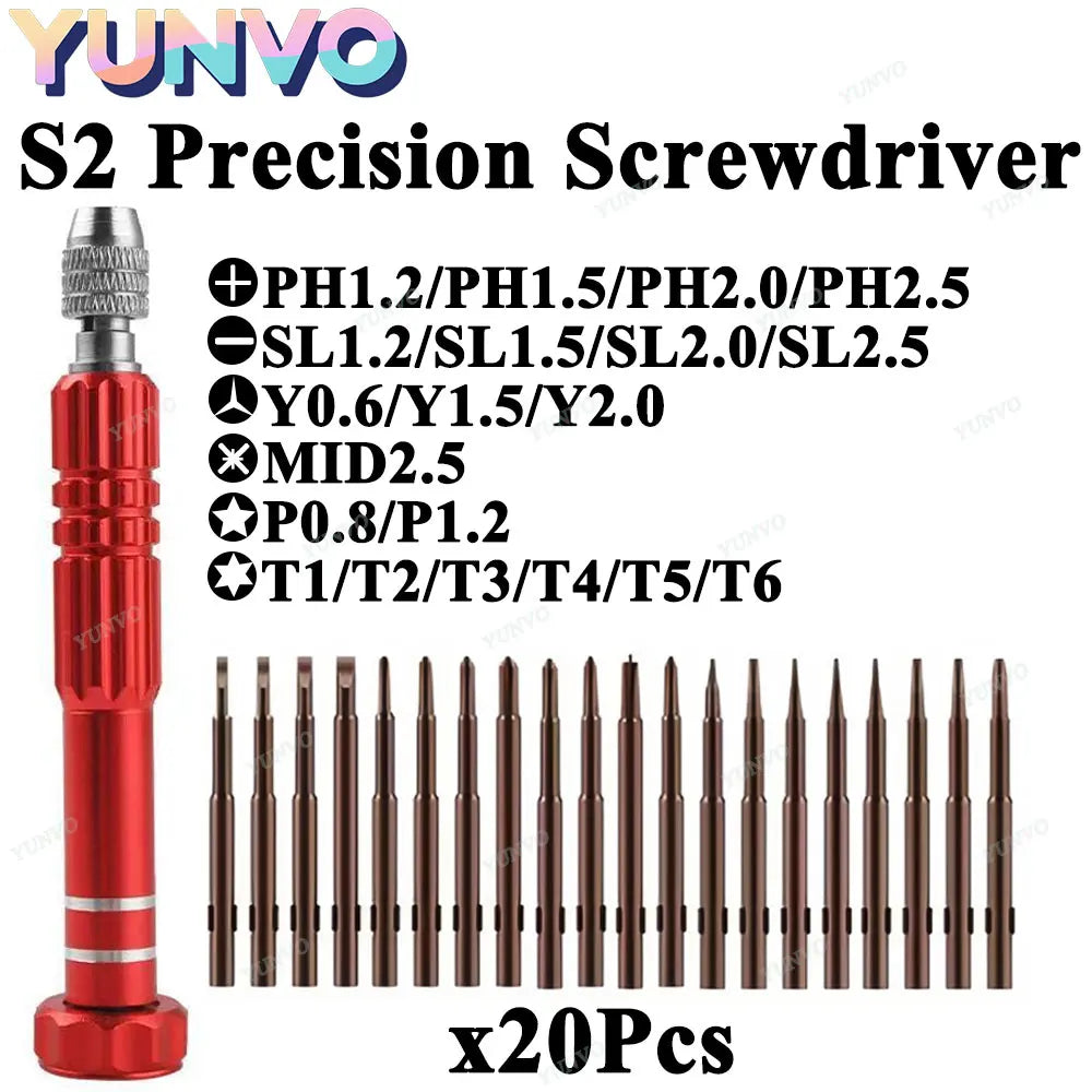 20 In1 Phone Repair Tools Eyeglass Screwdriver Multifunction