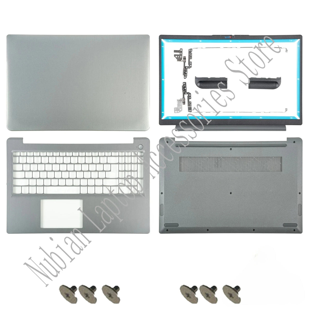 New For IdeaPad 3 15ADA6 15ITL6 15ALC6 2021 Laptop LCD Back Cover Front Bezel Palmrest Bottom Case Keyboard Hinges