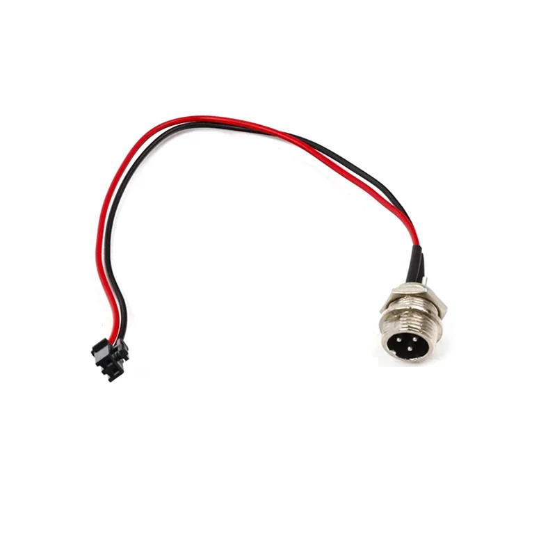 Balancing Scooter Hoverboard 3 Pin 3 Pole Connector 2 Wire Charging Port Replacement Practical Electric Balance Car Parts
