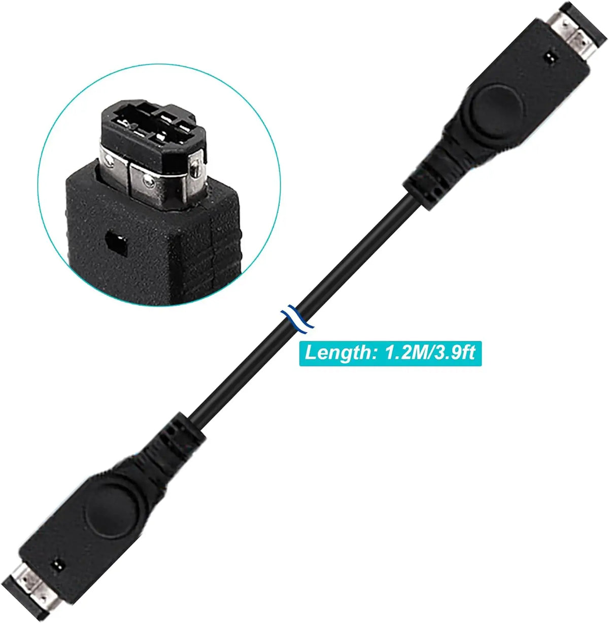 For Game Boy Advance SP Link Cable 2 Player Replacement GBA 