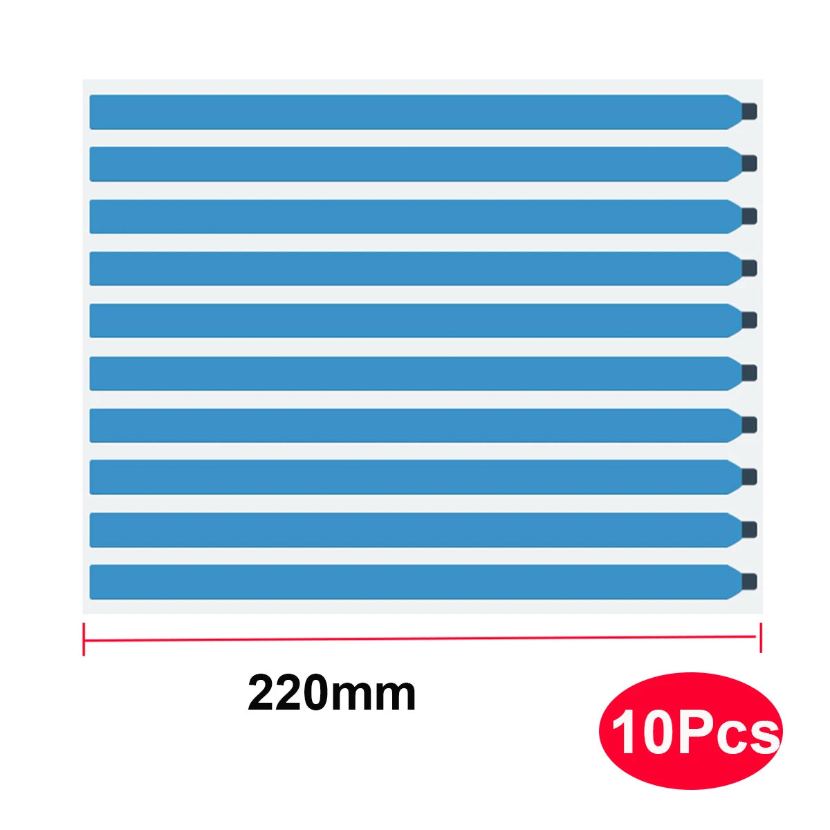 10Pcs Double-Sided LCD Screen Frame Tape for Laptop Easy Pull Glue Display Screen Assembly Adhesive Tablet Phone Repair Sticker