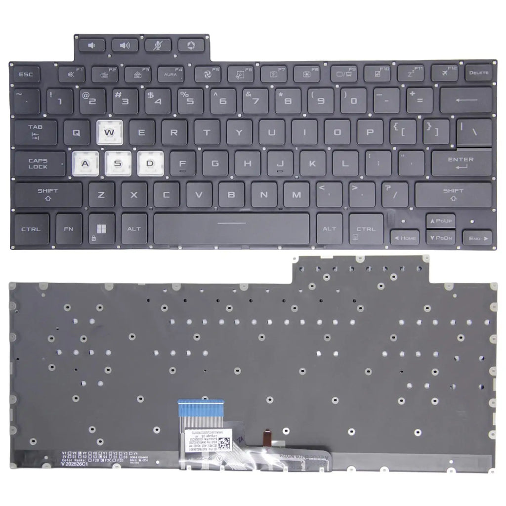 Replacement US/RU/SP Russian Keyboard For ASUS TUF Dash F15 