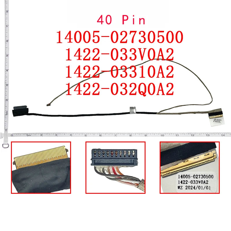 NEW Line For ASUS FX86 FX86F FX95 FX95G FX505 FX505DT FX505G FX505GE FX505GD FX505GM FX705 Laptop LED LCD LVDS Video Cable