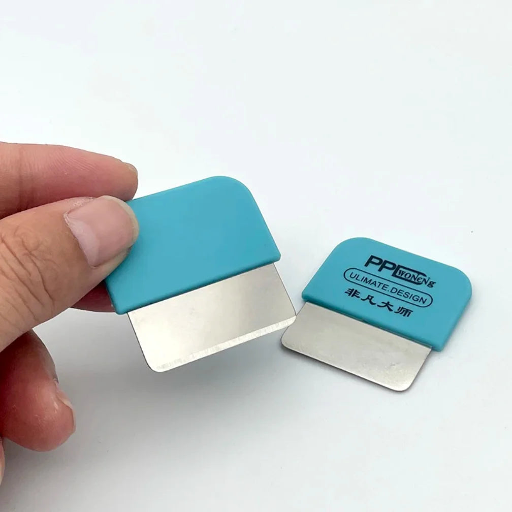 1Pcs ultra thin metal opening card With plastic handle for m