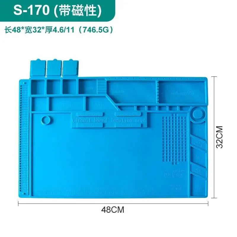 ESD Soldering Mat Repair Pad Insulation Heat Resistant Soldering Station Silicon Work Pad Desk Platform Phone Repair Tool Kit