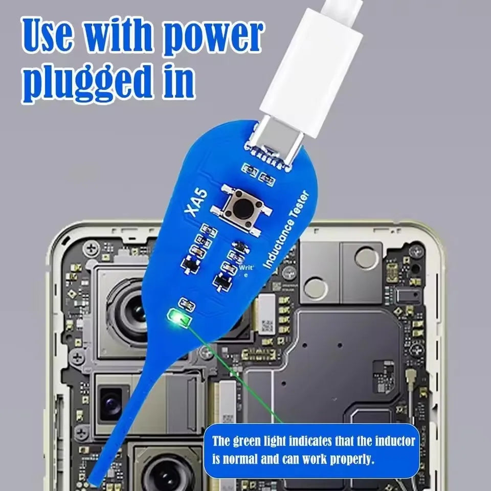 Type-C Powered High Precision Mainboard Coil Testing Tool Fa