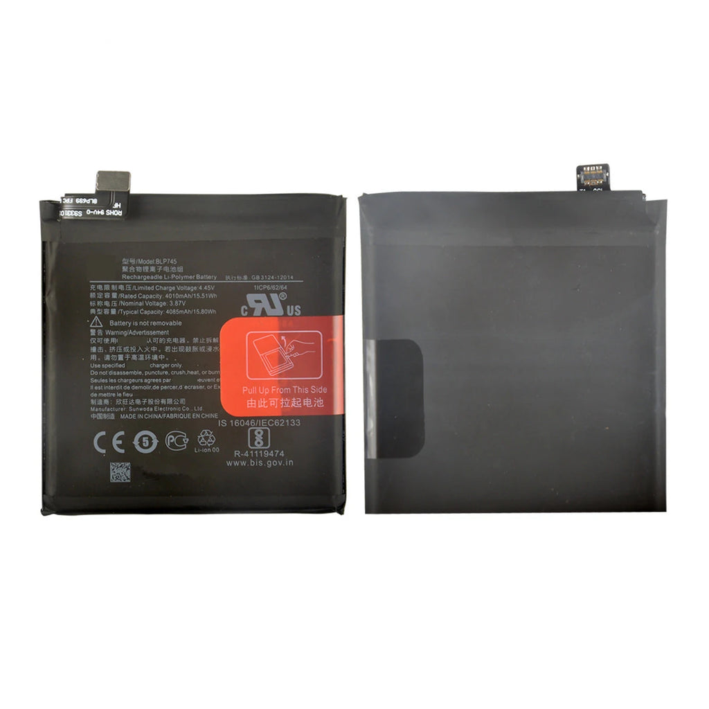 100% Orginal BLP745 4085mAh Replacement Battery For OnePlus 