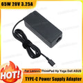 65W TYPE C Laptop Charger For Lenovo ThinkPad P51s P52s T470