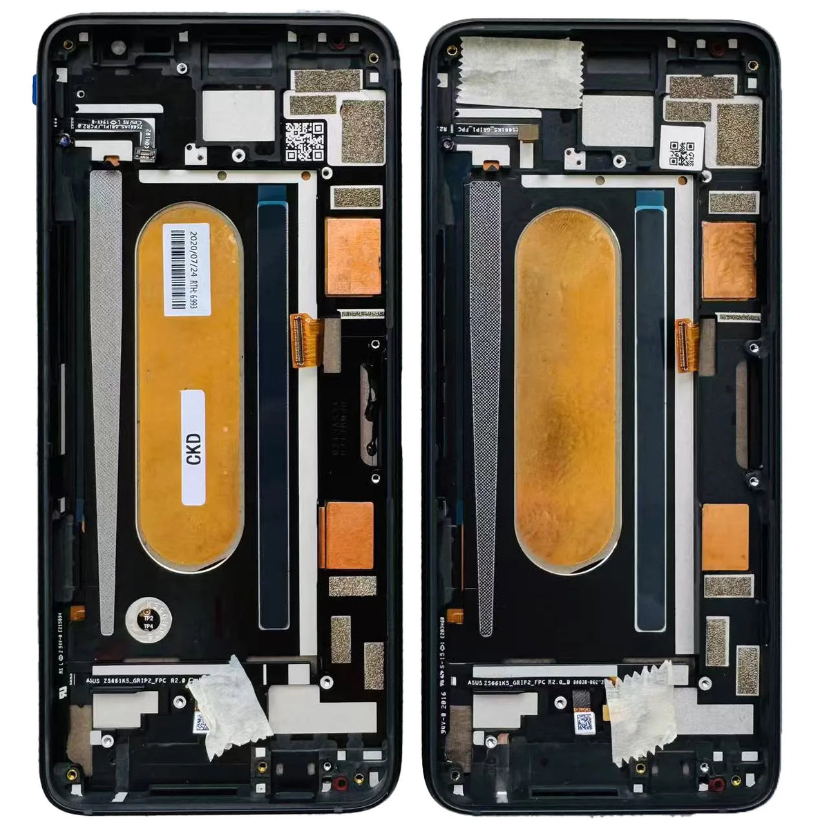 6.59 Original Amoled For Asus ROG 3 ZS661KS LCD Display Scre