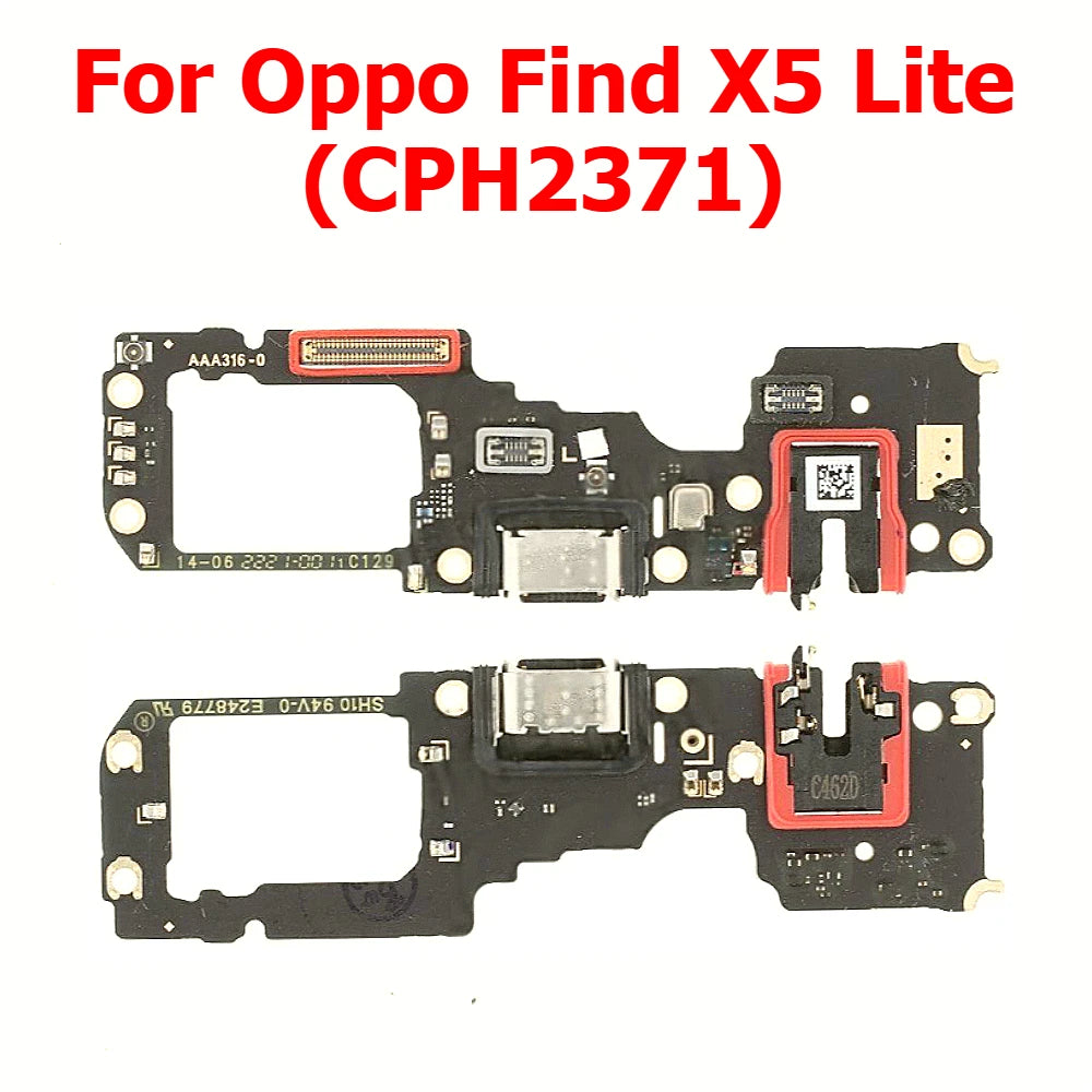Charge Board For OPPO Find X5 Pro X3 Lite X2 Neo X 5G Charging Port Plate Ribbon Socket Usb Connector Phone Parts Flex Cables