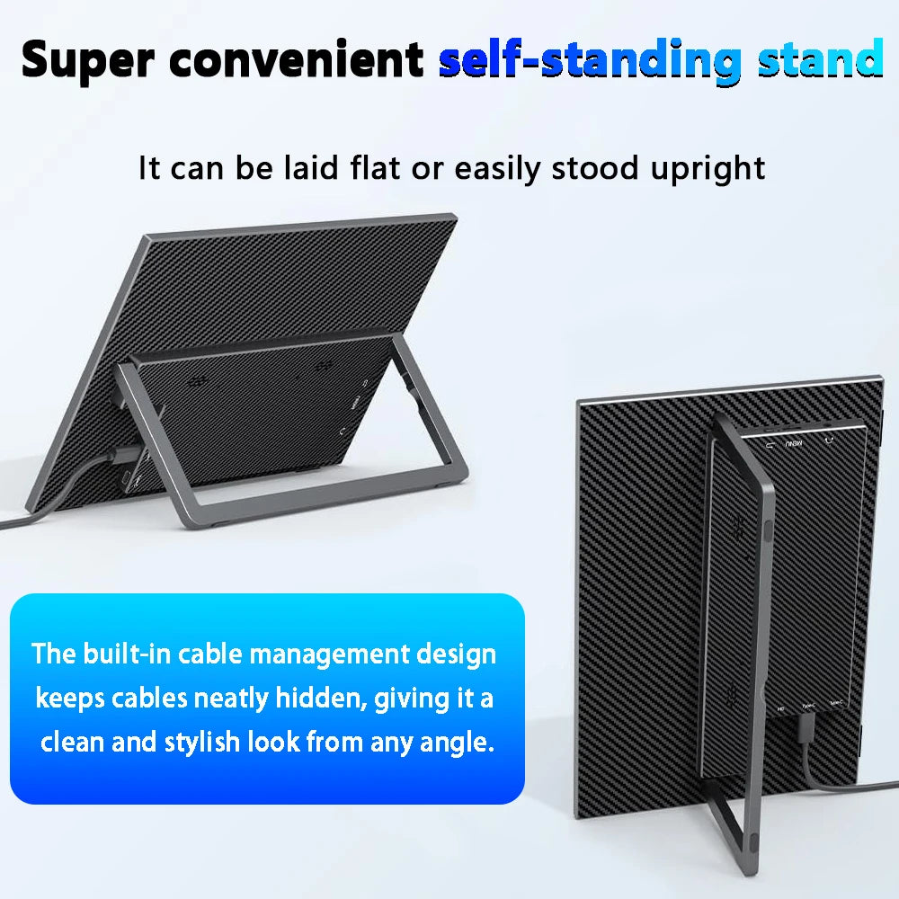 13.3 Inch Portable Monitor OLED FHD 1080P USB-C HDMI Touch S
