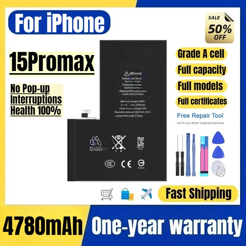 A2849/A3105/A3106 for IPhone 15Promax Mobile Phone Battery N