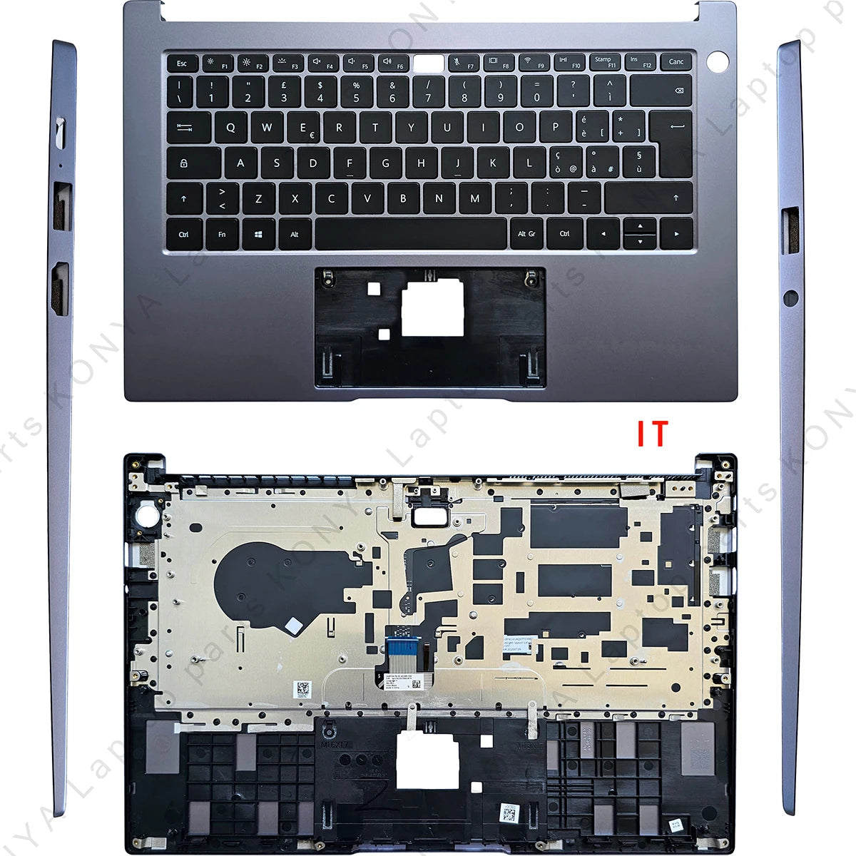 For Huawei Matebook D14 2019-2022 NBL NBDE-WFH9 Laptop LCD Back Cover/ Front Bezel/Palmrest/Bottom Case/Keyboard/Touchpad/Parts