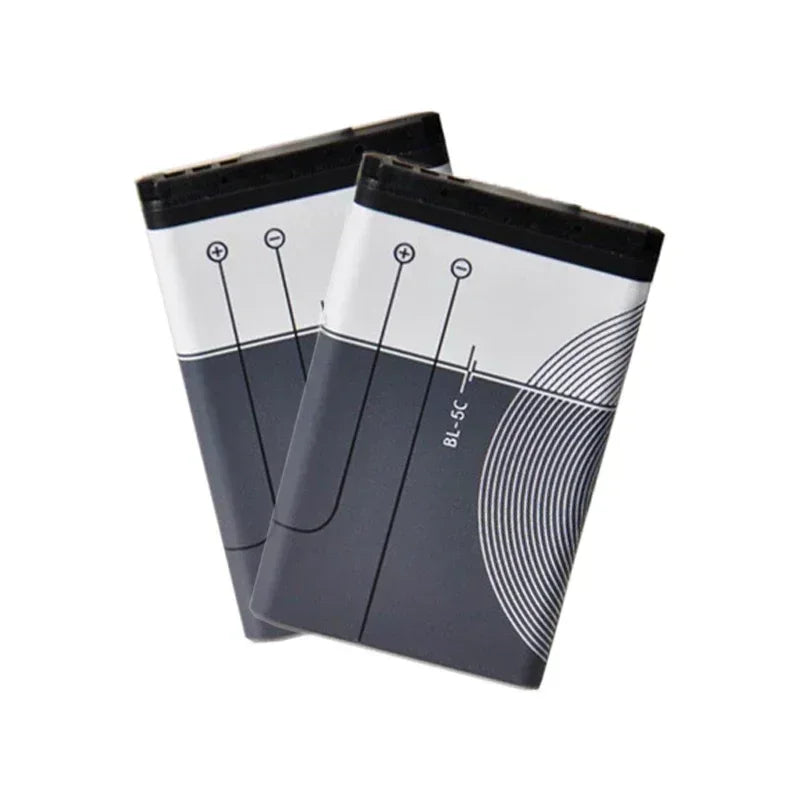 BL-5C 1200mAh 3.7V PURFIELD Phone Battery For Nokia BL5C 1100 6230 6600 1108 1112 1200 N70/91 Replacement Battery Charger