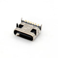 1-50PCS 6 Pin SMT Socket Connector Micro USB Type C 3.1 Fema