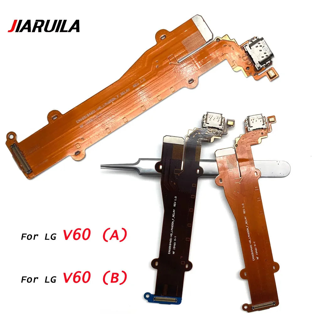 Charger Board USB Port Connector Flex Cable For LG V60 5G V6