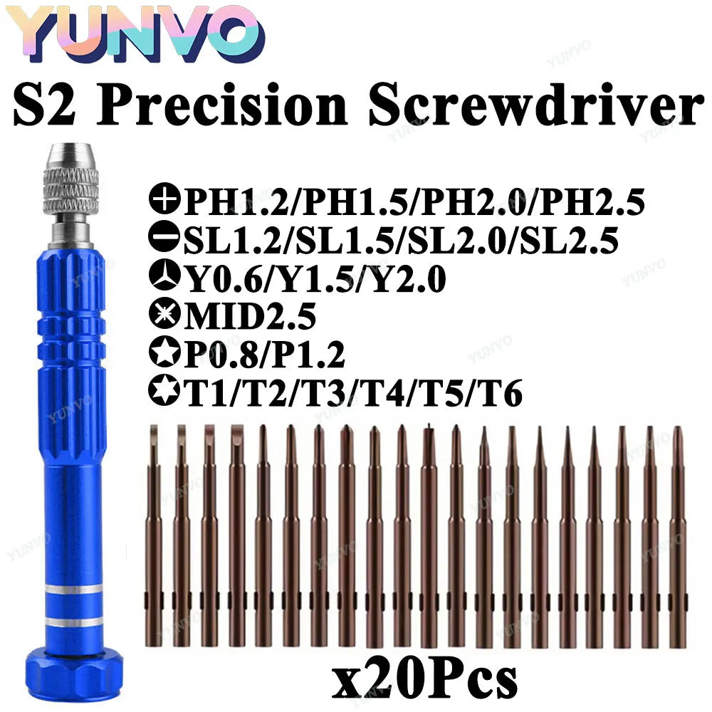 60x Mobile Phone Repair Tools Screwdriver Tablet Battery Disassembly Screen Opening Dust Cleaning Disassembly Set Small Pentagon