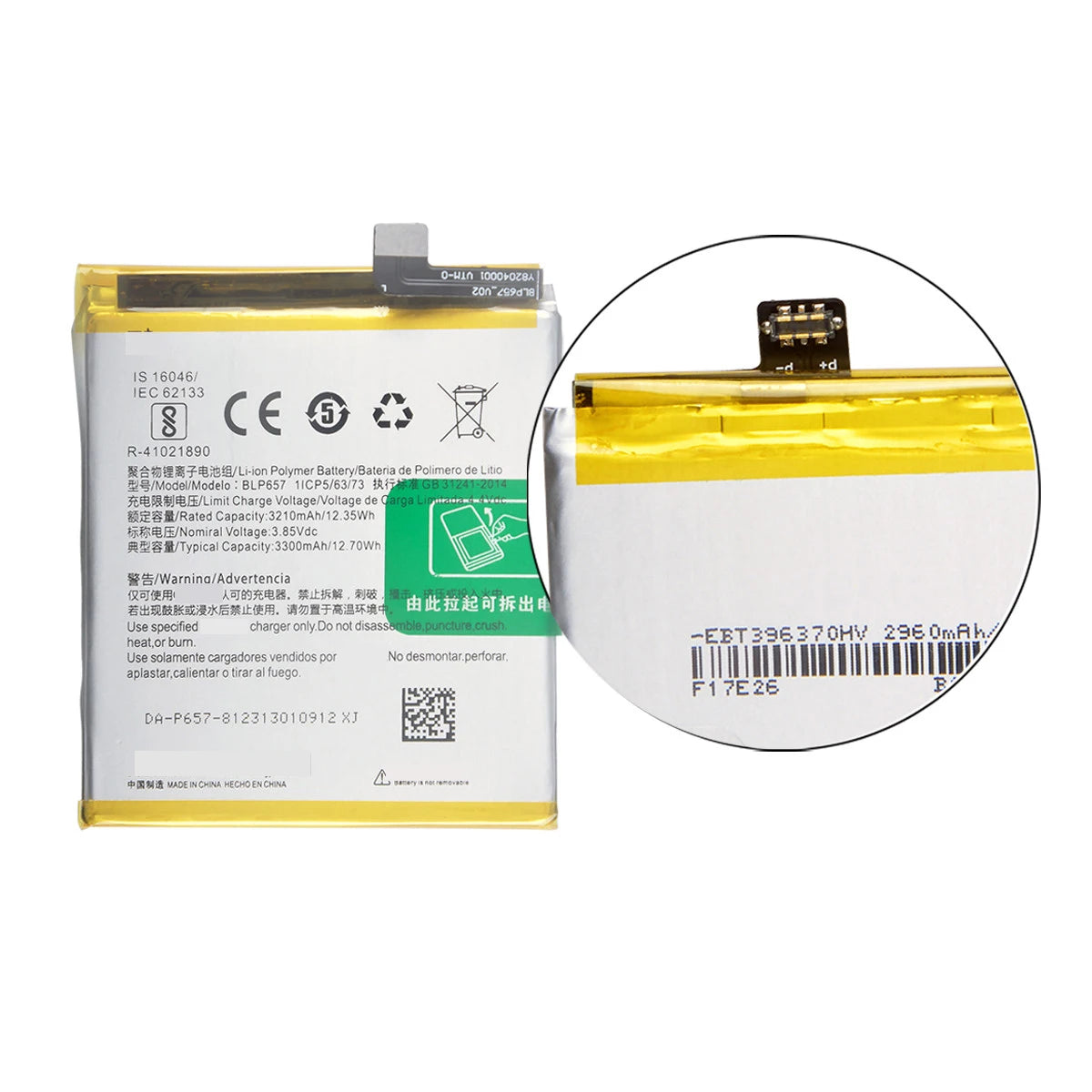 Brand New BLP657 BLPB23 Replacement Battery For OnePlus 6 A6