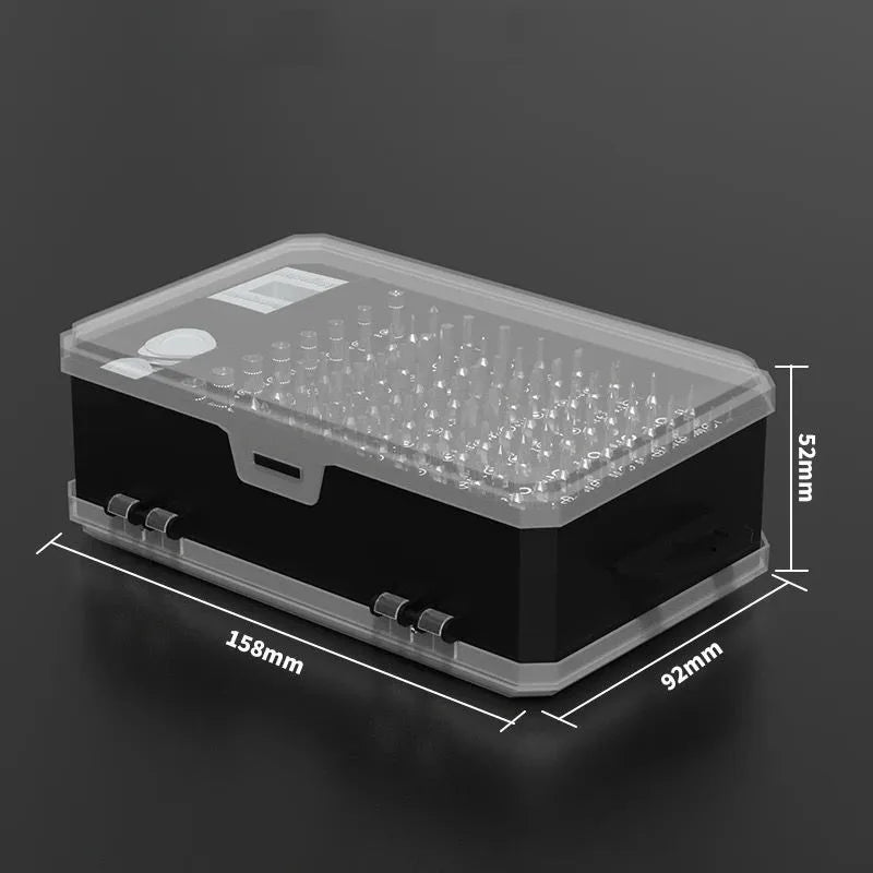 Magnetic Screwdriver Set 115 in 1 Precision Repair Kit with High Hardness CR-V Bits for Phone Laptop PC Electronics Disassembly