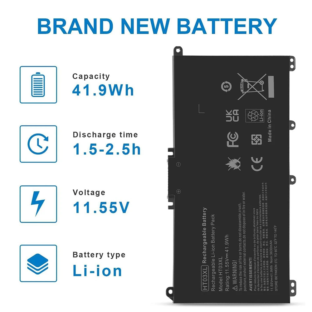 HT03XL L11119-855 Laptop Battery Replacement for HP Pavilion