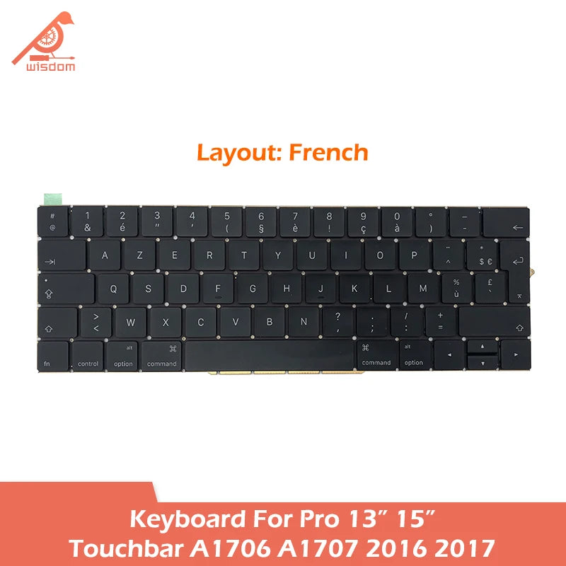 Laptop A1706 A1707 Keyboard For Macbook Pro Retina 13 15 Tou