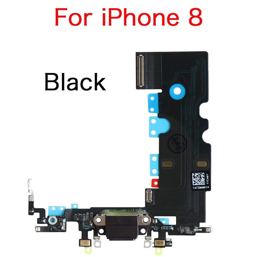 Charging Port Flex Cable For iPhone 7 8 Plus X XR XS Max Doc
