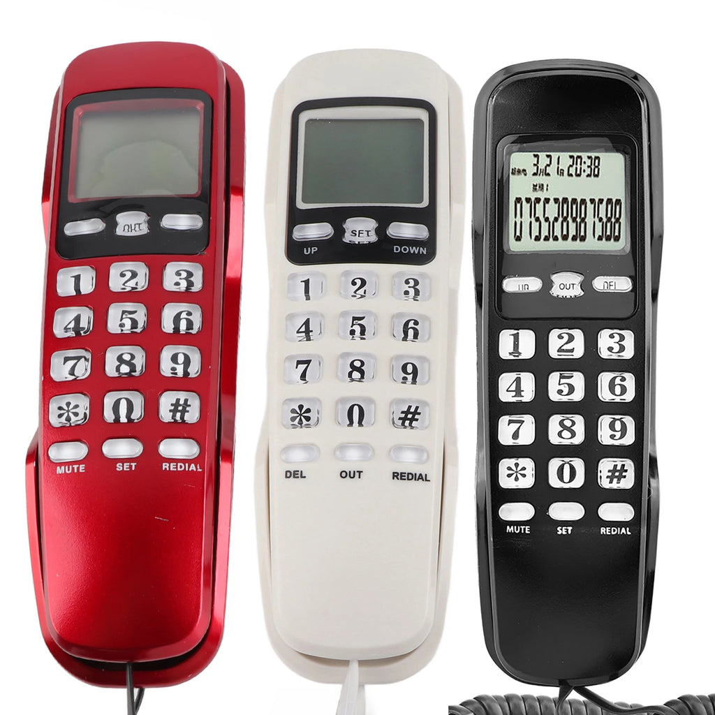 Home Telephone Mini Wall Telephone Home Hotel Incoming Calle