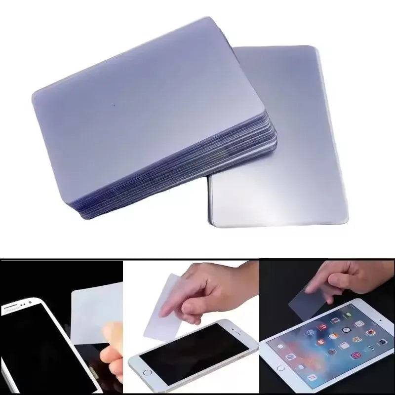 100/1pcs Plastic Opening Card for Mobile Phone LCD Screen Di