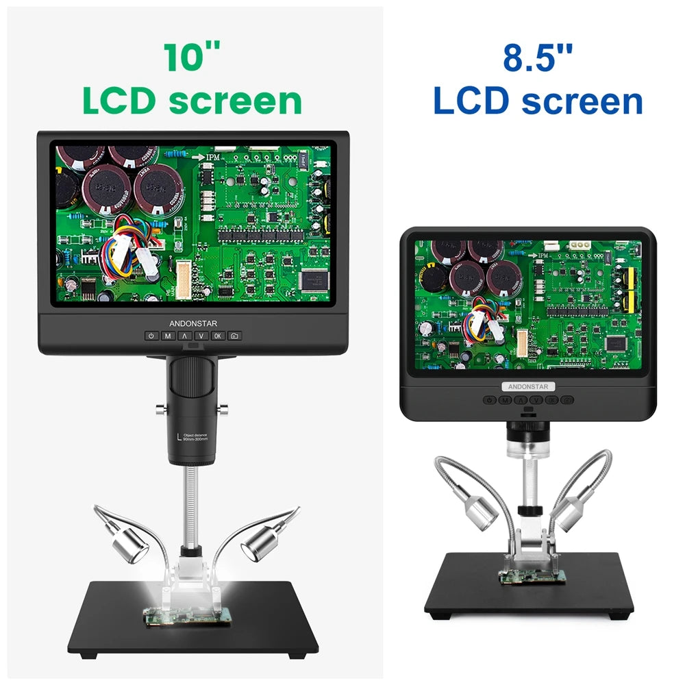 Andonstar AD209 10.1 inch Digital Microscope 1080P Adjustabl
