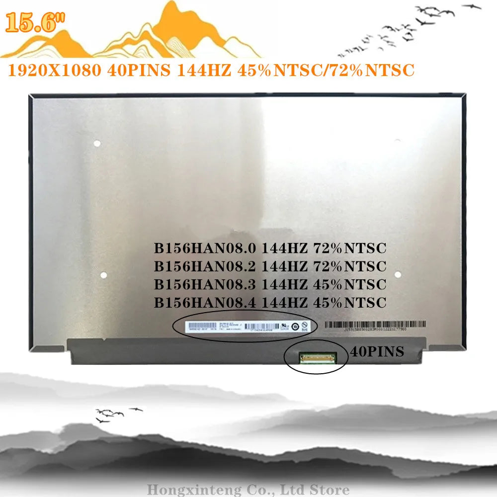 15.6 IPS 144HZ Laptop LCD Screen B156HAN08.0 B156HAN08.4 B15