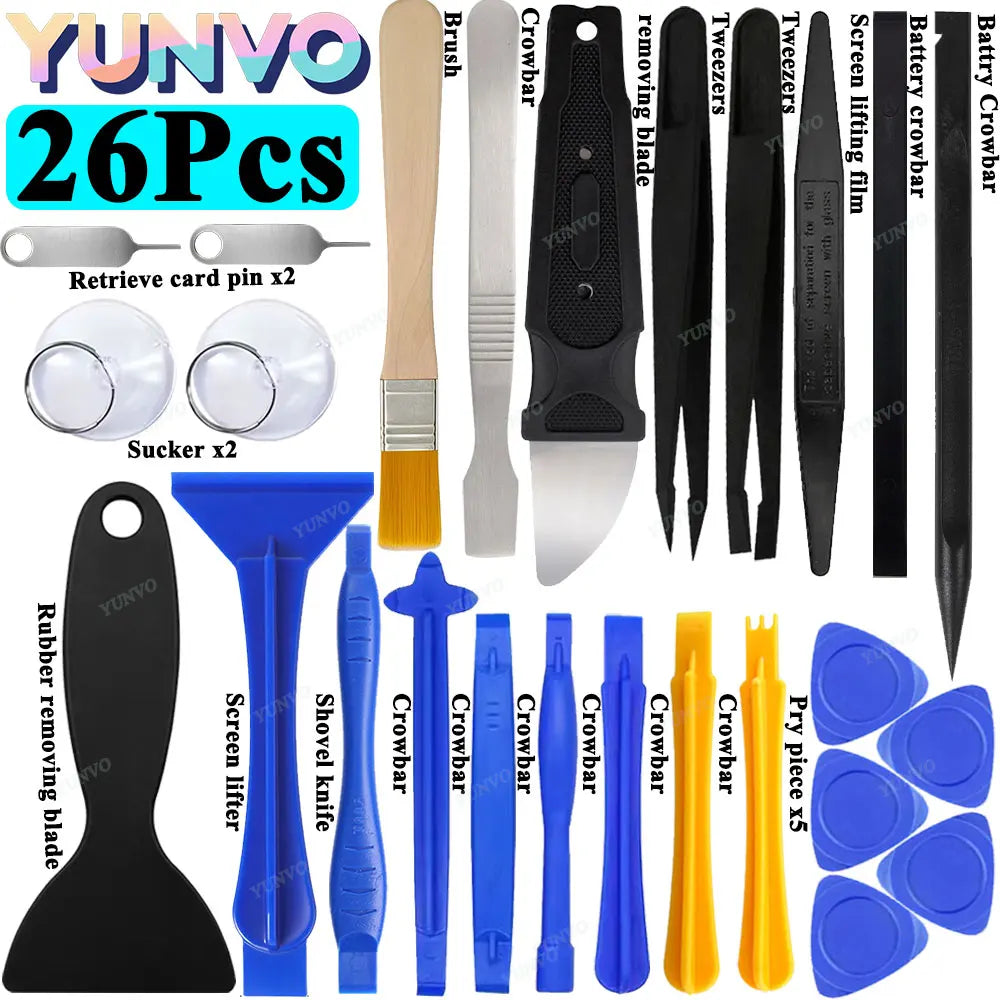 Professional Mobile Phone Repair Tool Kit Precision Screwdriver Set for iPhone Android Multi-Function Disassembly Opening Tool