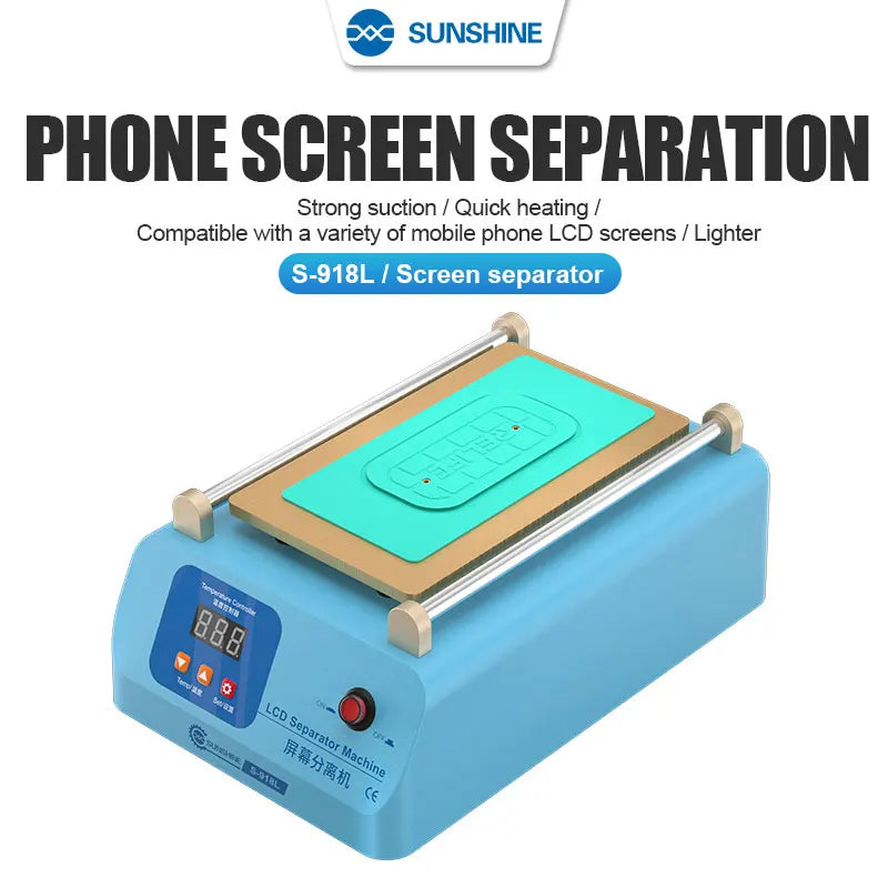 SUNSHINE SS-918L LCD Screen Separator Machine Temperature Ad